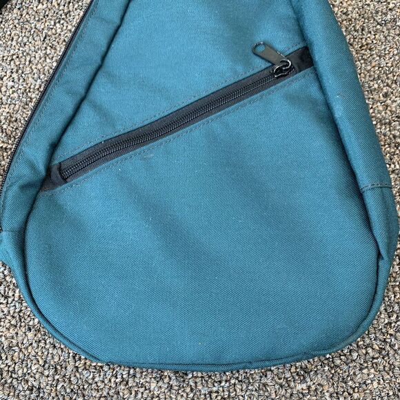 VINTAGE 90S SUTTER'S MILL GREEN Crodd Body BACKPACK USA MADE Book bag - Picture 4 of 13